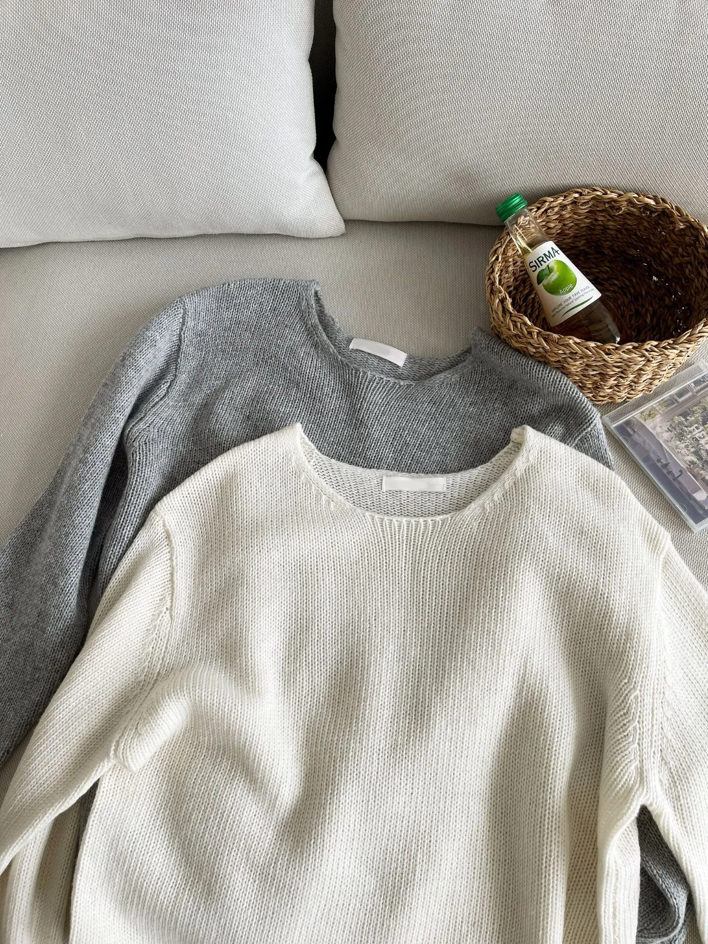 Wool knit top