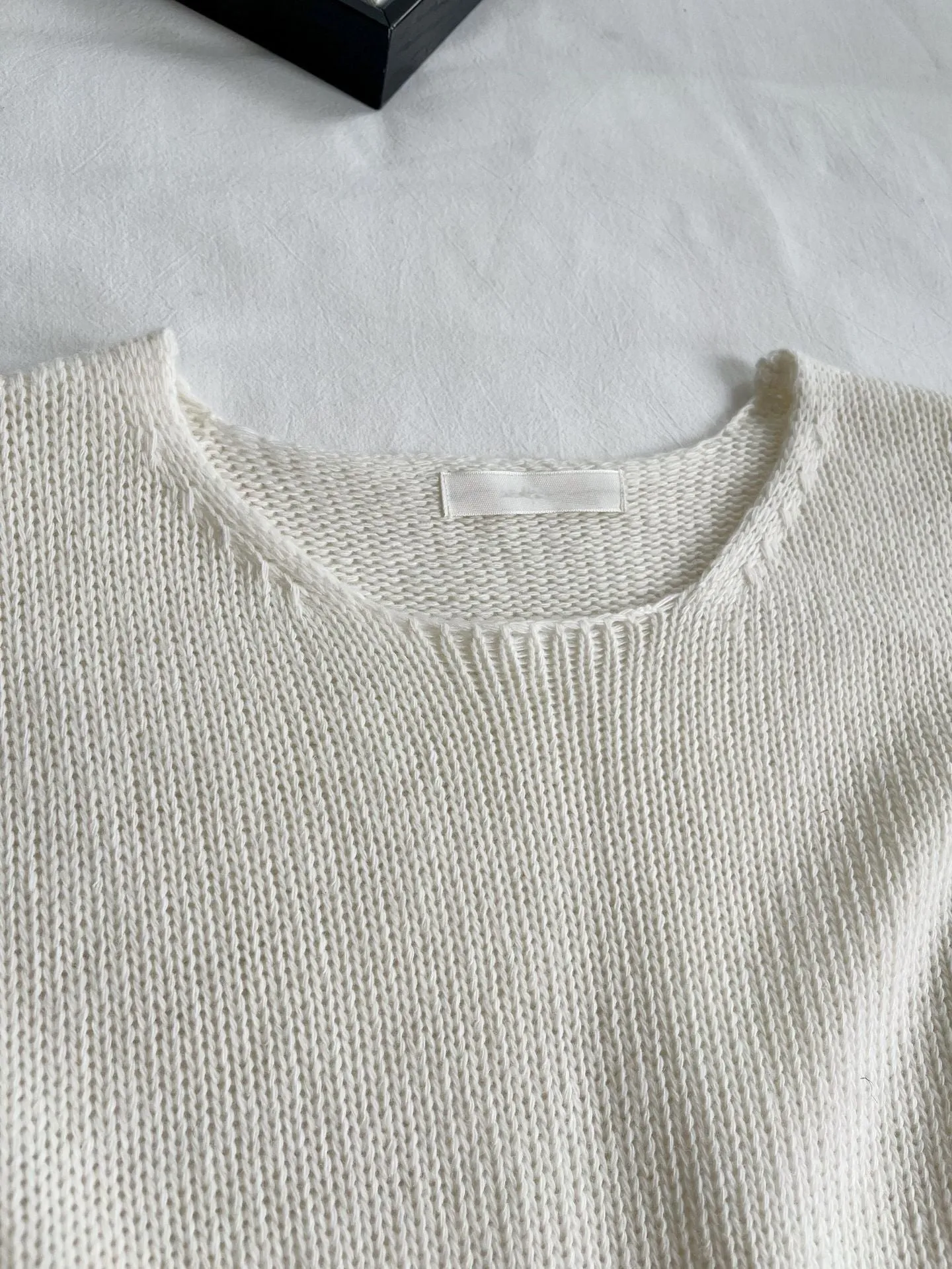 Wool knit top