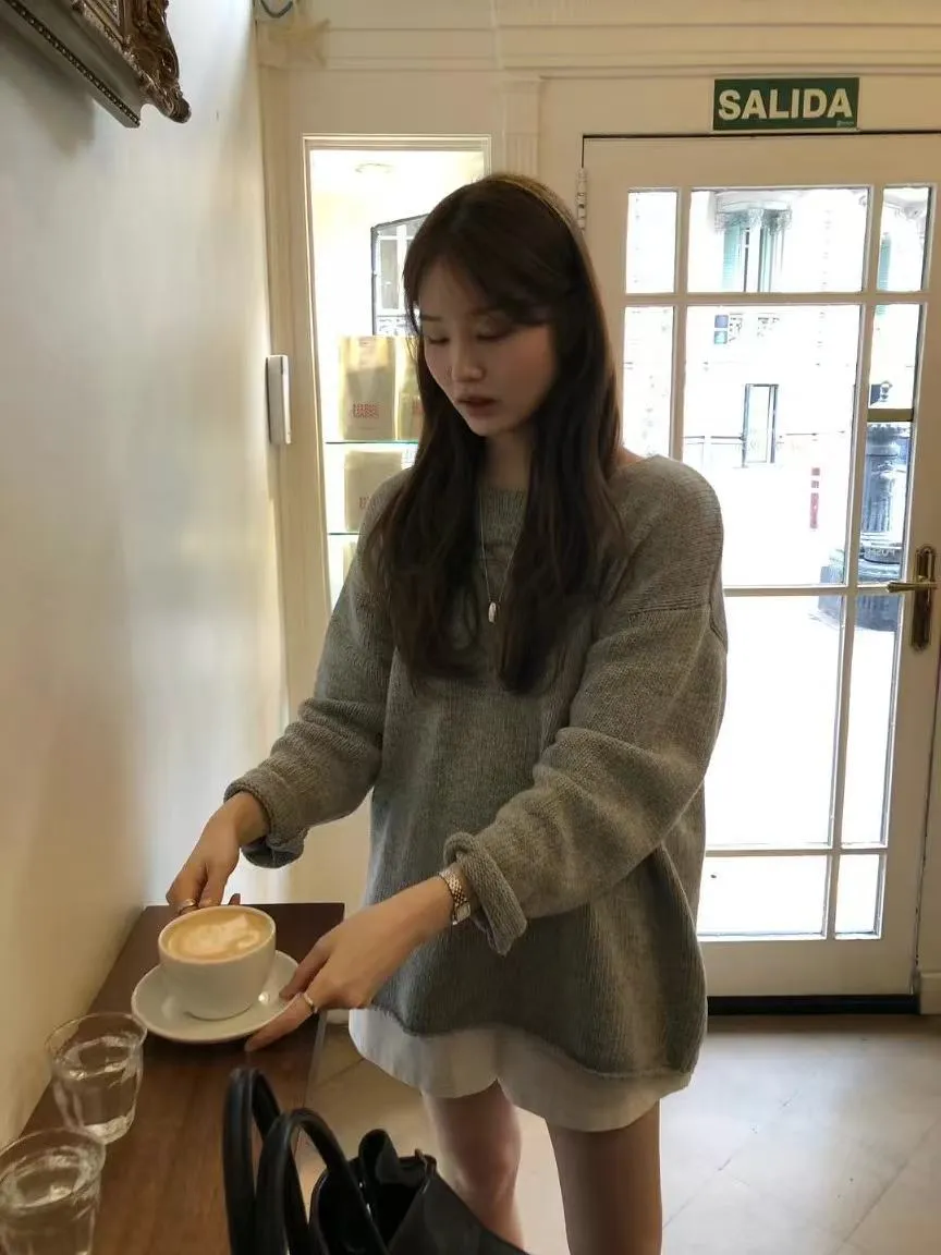 Wool knit top