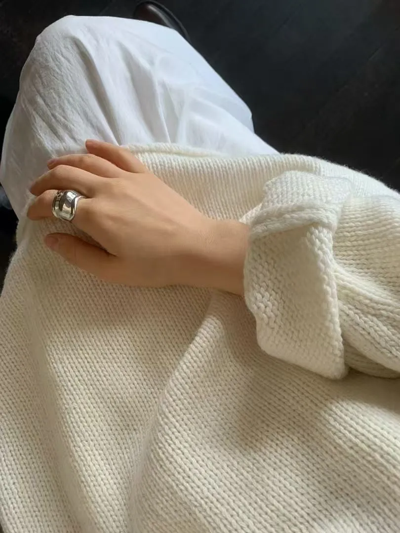 Wool knit top