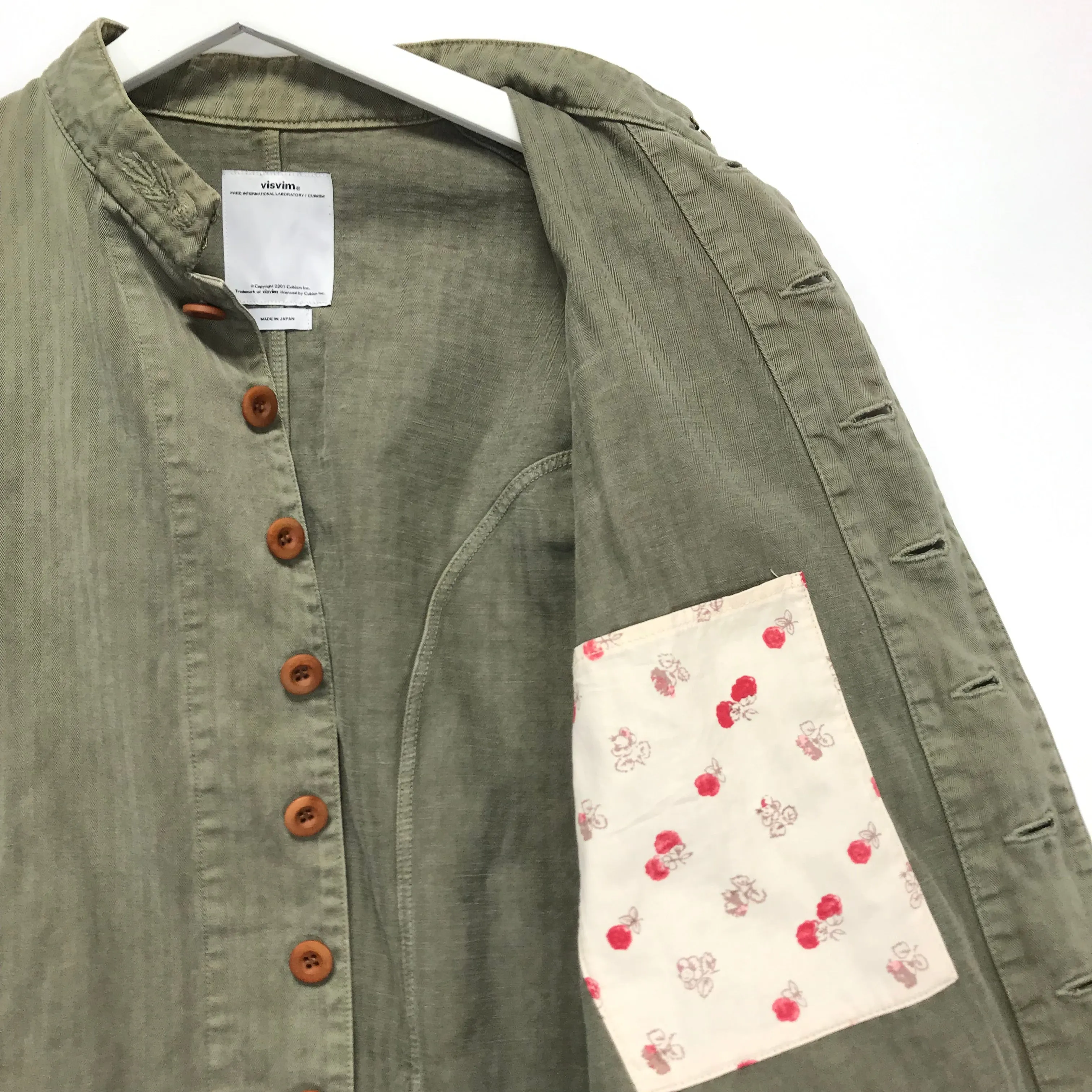 [XL] Visvim 14SS Lugli Jacket Damaged Chino Olive