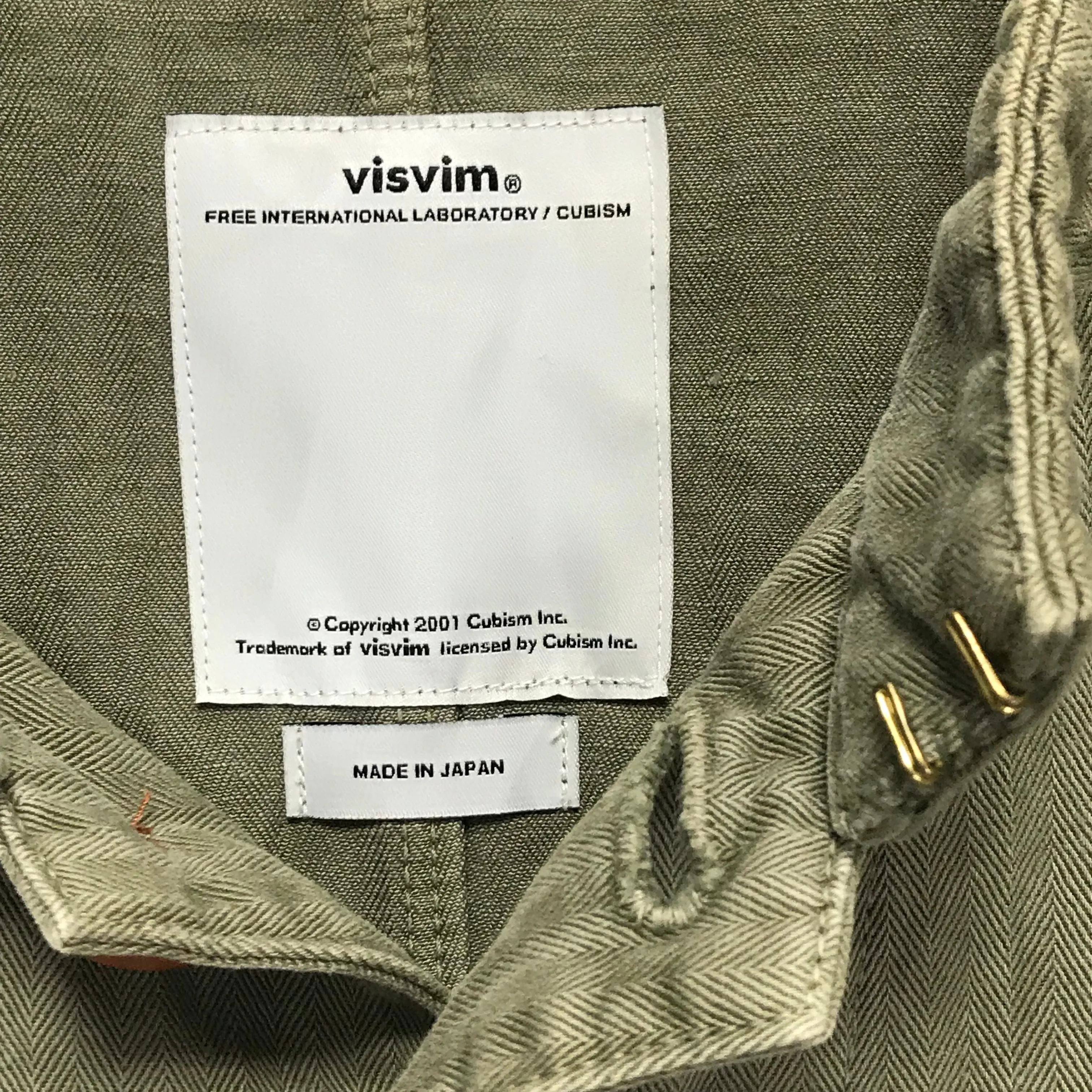 [XL] Visvim 14SS Lugli Jacket Damaged Chino Olive
