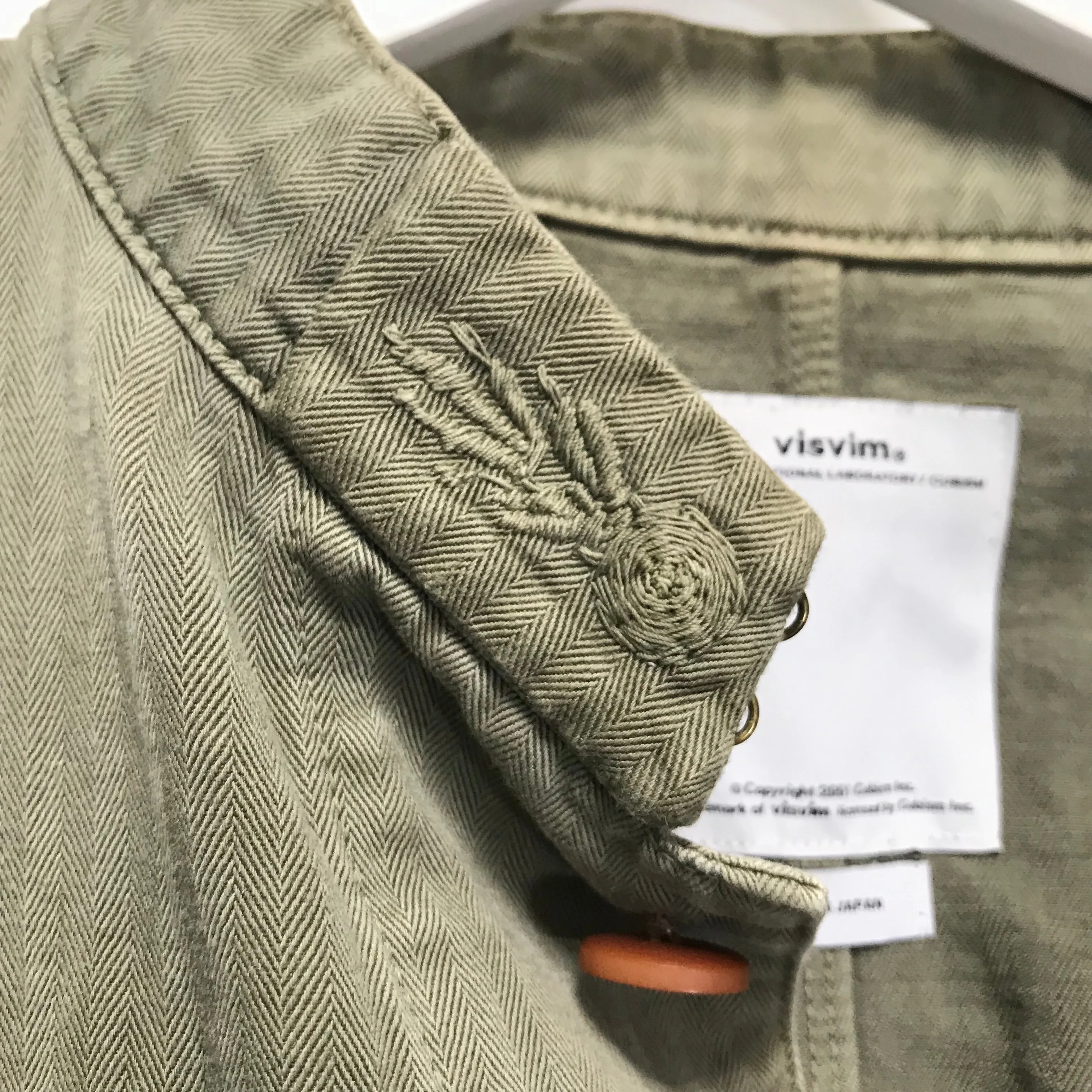 [XL] Visvim 14SS Lugli Jacket Damaged Chino Olive
