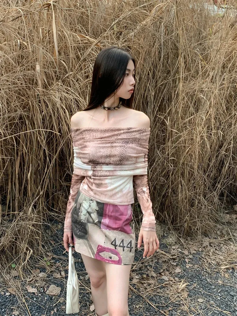 Y2K Off Shoulder Top